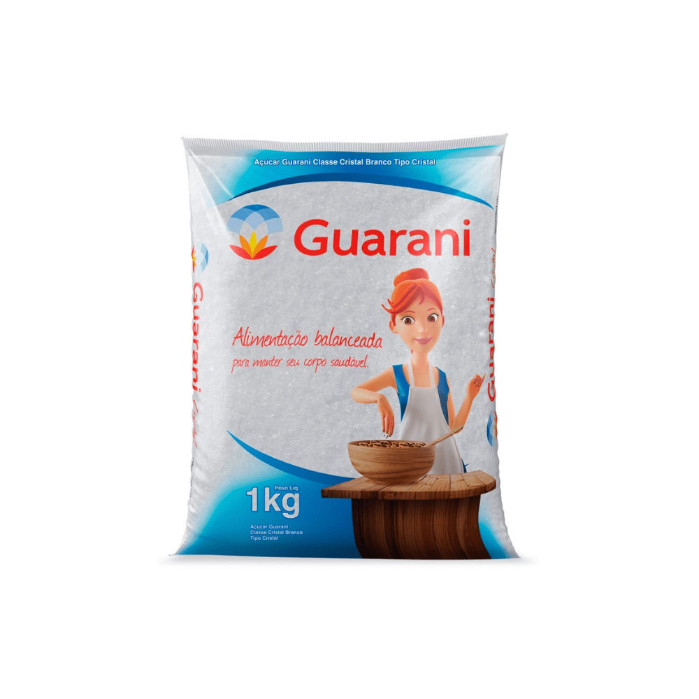 Açúcar Cristal Guarani 1kg