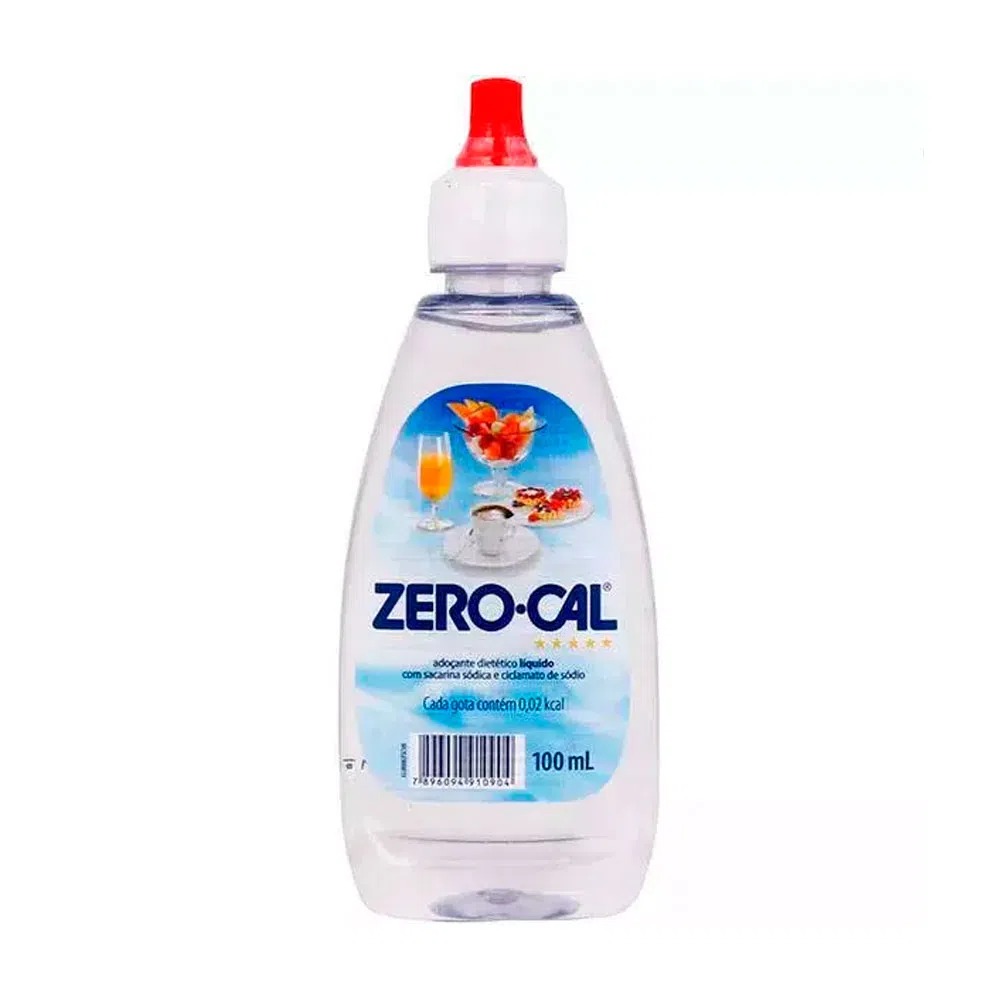 Adoçante Líquido Zero-Cal com Sacarina 100ml