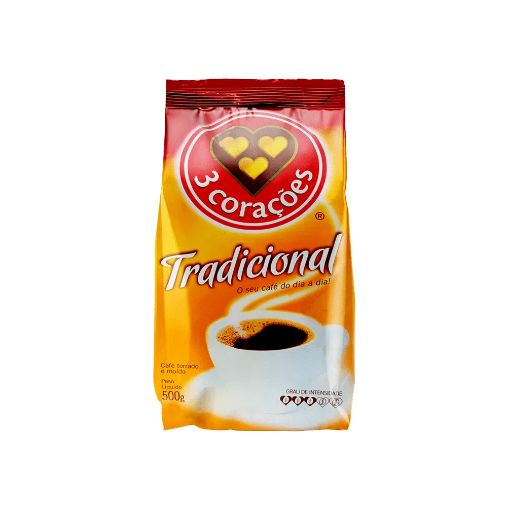 Café Tradiconal 3 Corações 500g