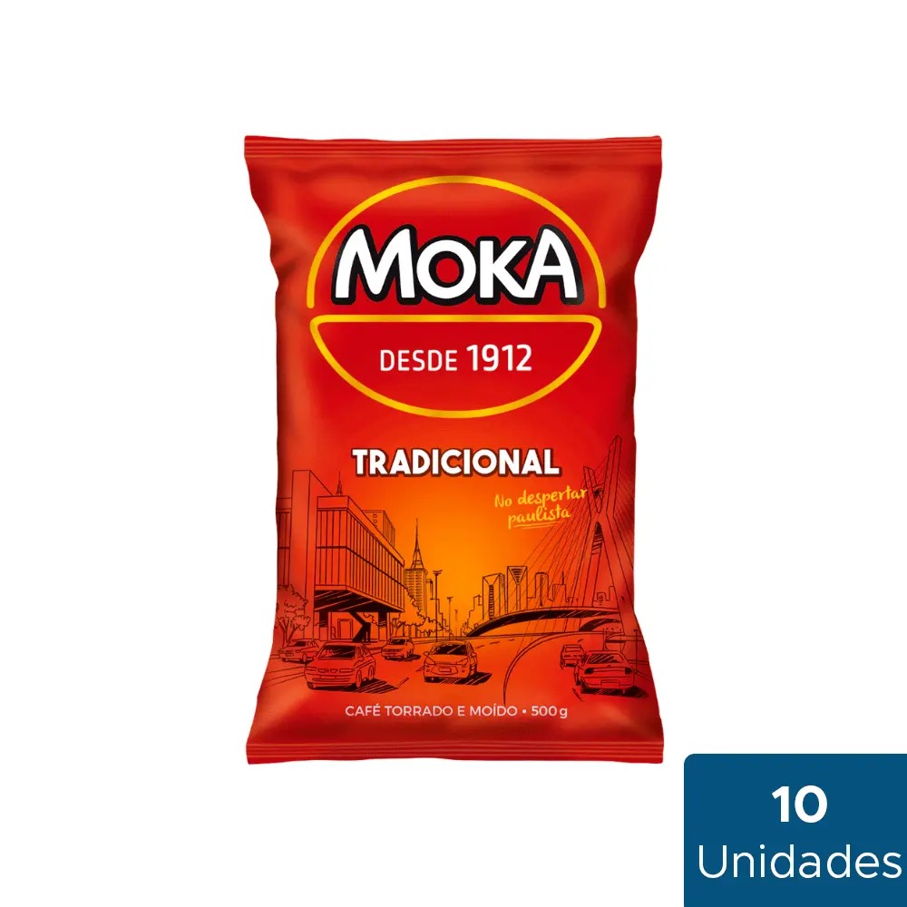 Café Tradicional Moka 10 Unidades com 500g