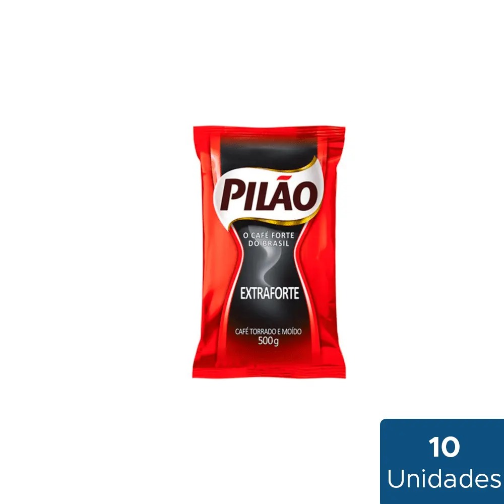 Café Extra Forte Pilão 10 Unidades de 500g cada