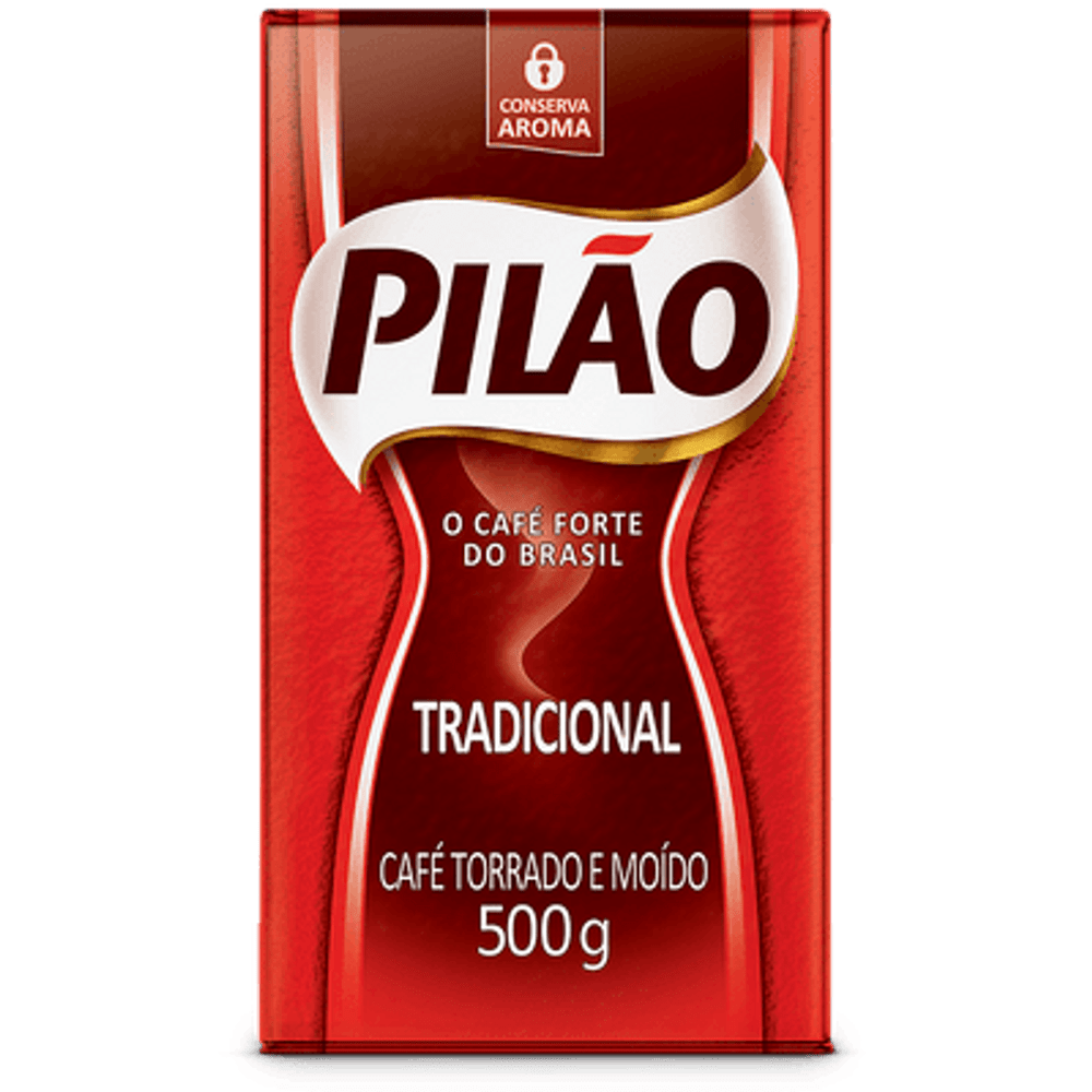 Café Tradicional a Vácuo Pilão 500g