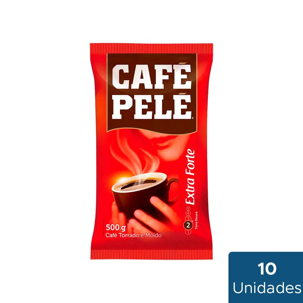 Café Extra Forte Pelé 10 Unidades com 500g