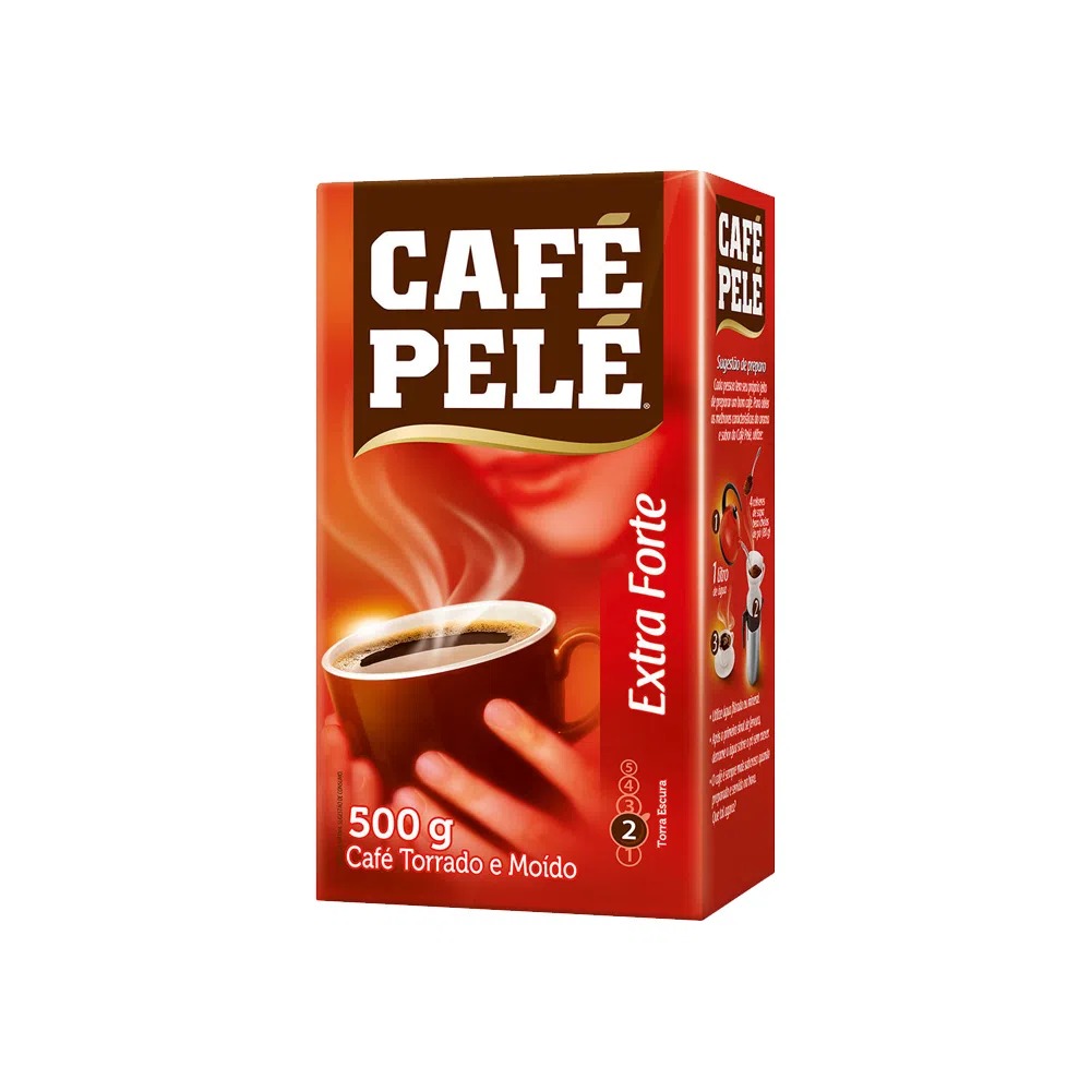 Café Extra Forte á Vácuo Pelé 500g