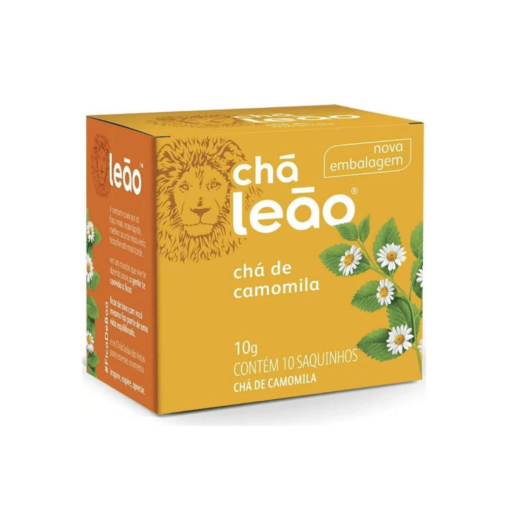 Chá de Camomila Leão com 10 Sachês