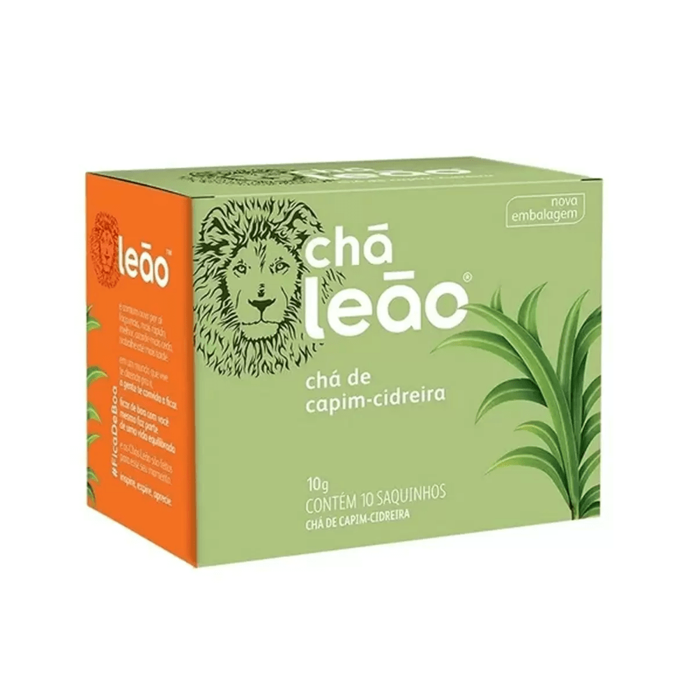 Chá leão mate + groselha negra com 10 sachês - Cha leao