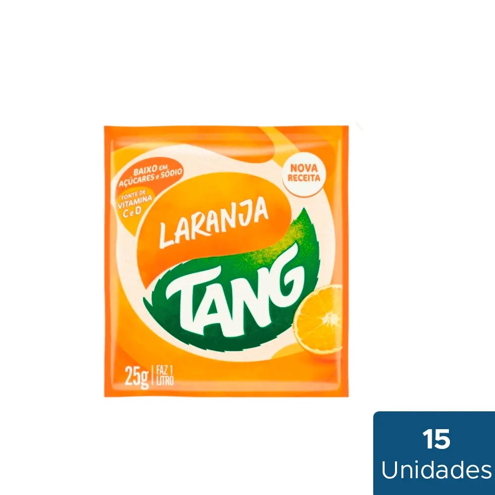 Suco Tang Laranja Display com 15 Unidades