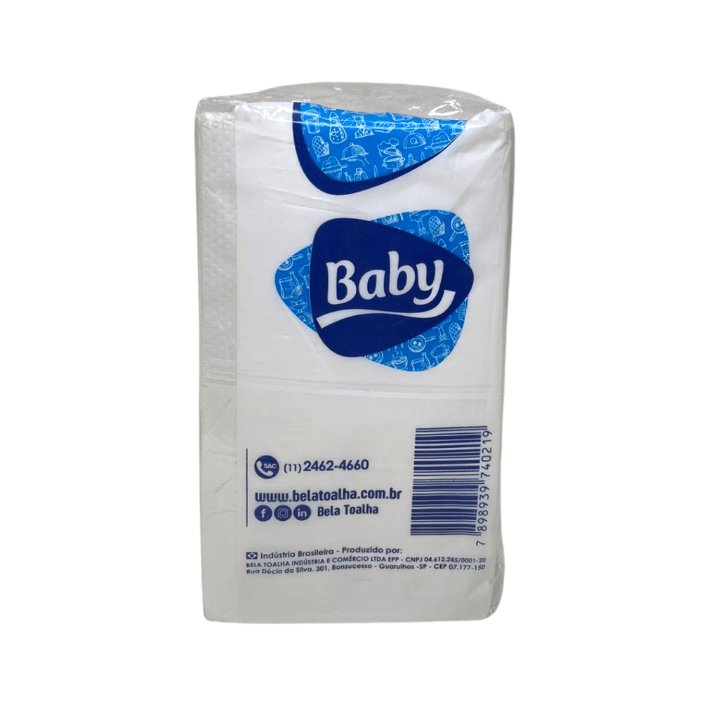 Guardanapo de Papel TV 14x14cm Baby com 2.000 Unid