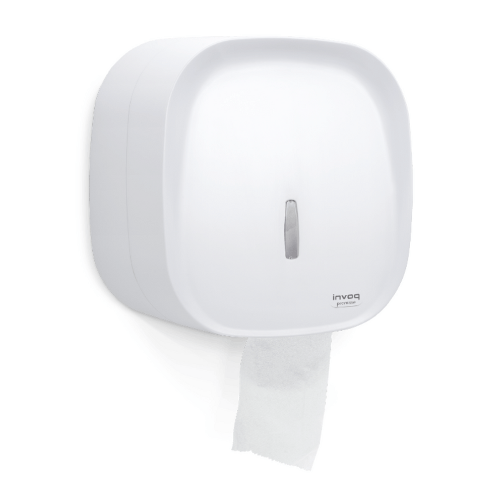 Dispenser para Papel Higiênico de 300 e 400 Metros Branco Invoq Premisse