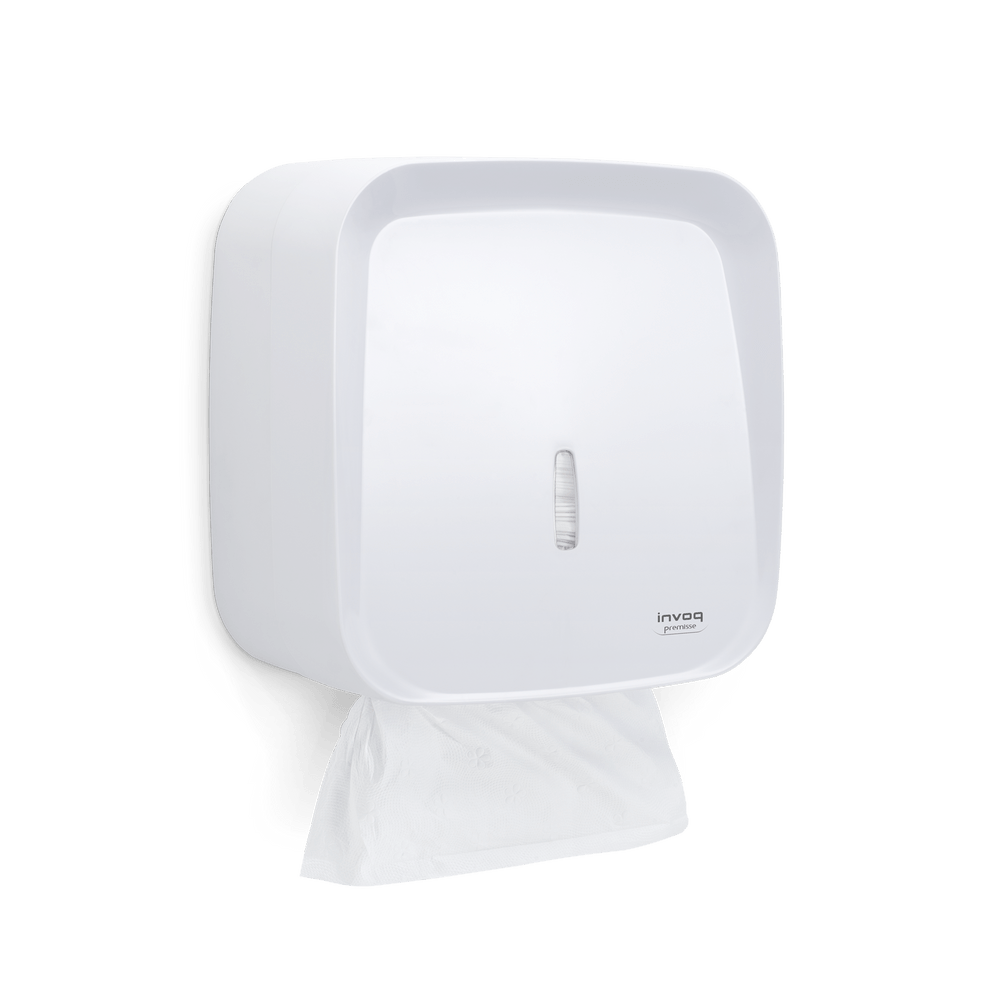 Toalheiro Dispenser para Papel Toalha 2 e 3 Dobras Branco Premisse