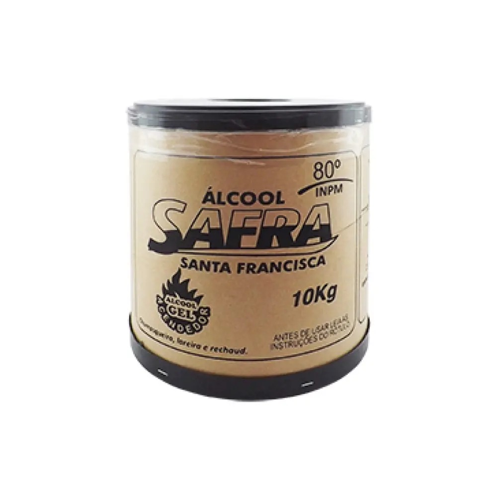 Álcool em Gel Acendedor 80° INPM Safra 10Kg