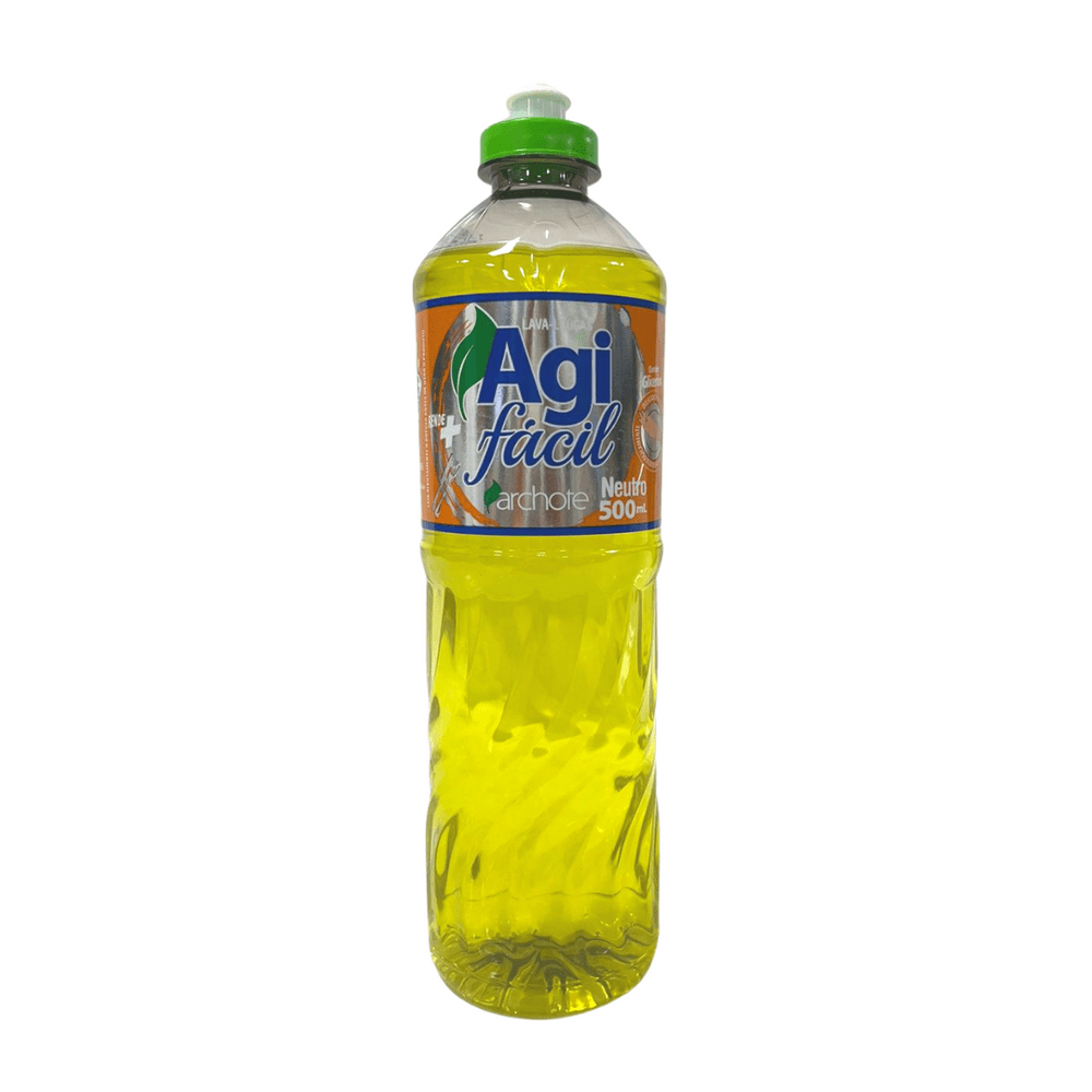 Lava-Louças Detergente Neutro Agifácil 500ml