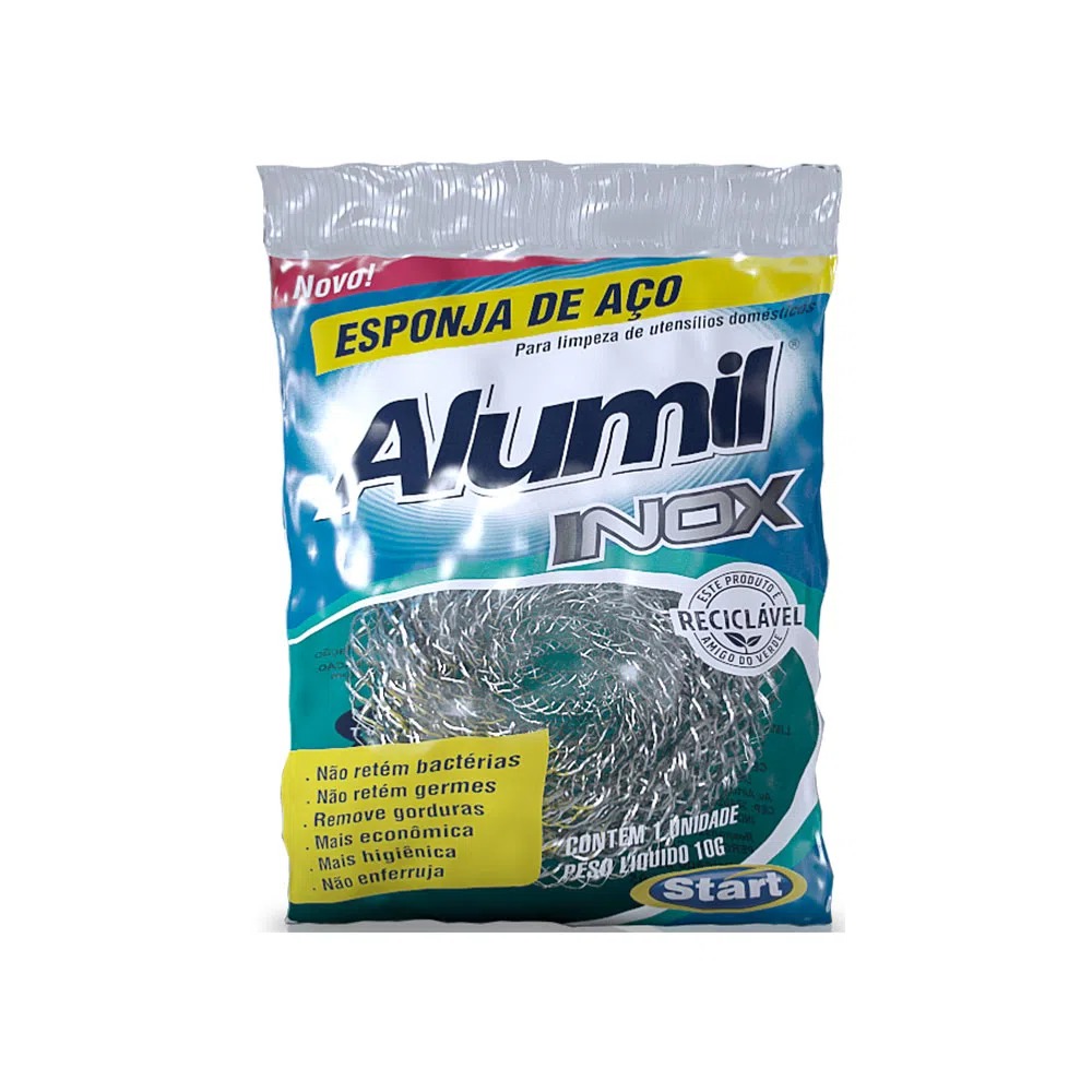 Esponja de Aço Alumil Inox 10g Start