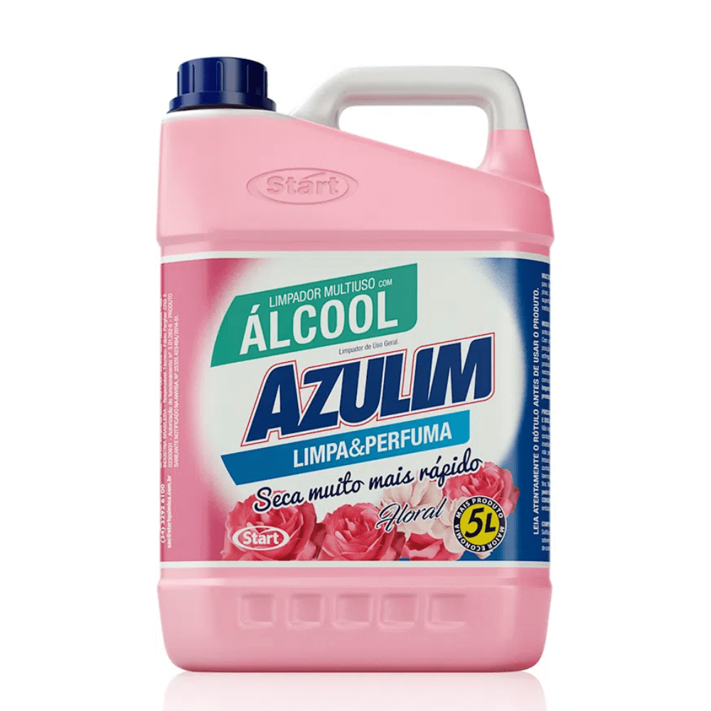 Limpador Multiuso com Álcool Floral Azulim 5 Litros