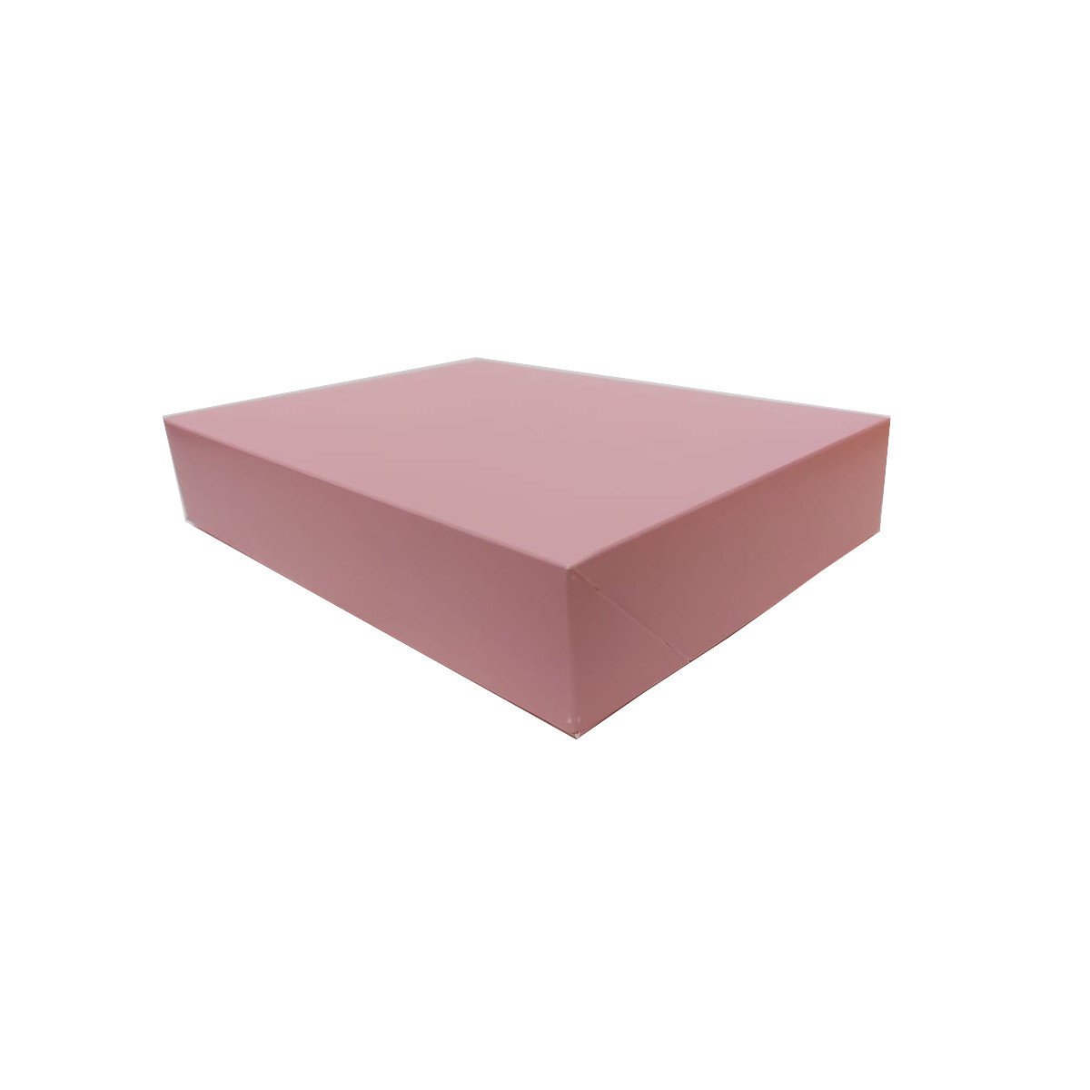 Caixa De Papel Para Presente Rosa 19x15x4 cm R1